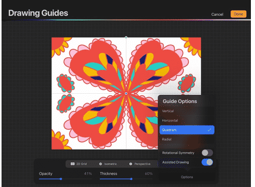 How to use the Symmetry Drawing Guide to make Mandala